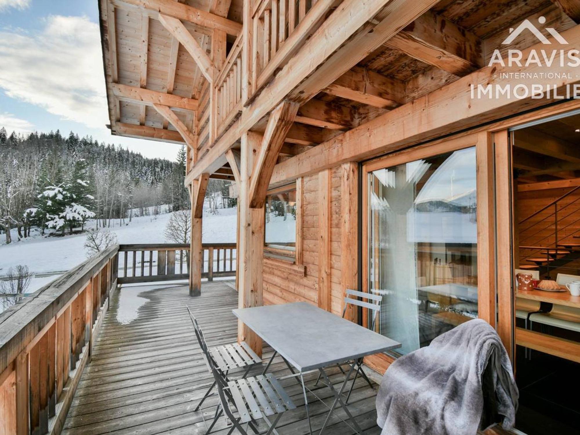 Chalet 5 Chambres Pour 8 Pers. Avec Wi-Fi Et Garage Au Grand-Bornand - Fr-1-391-199 Ле-Гран-Борнан Экстерьер фото