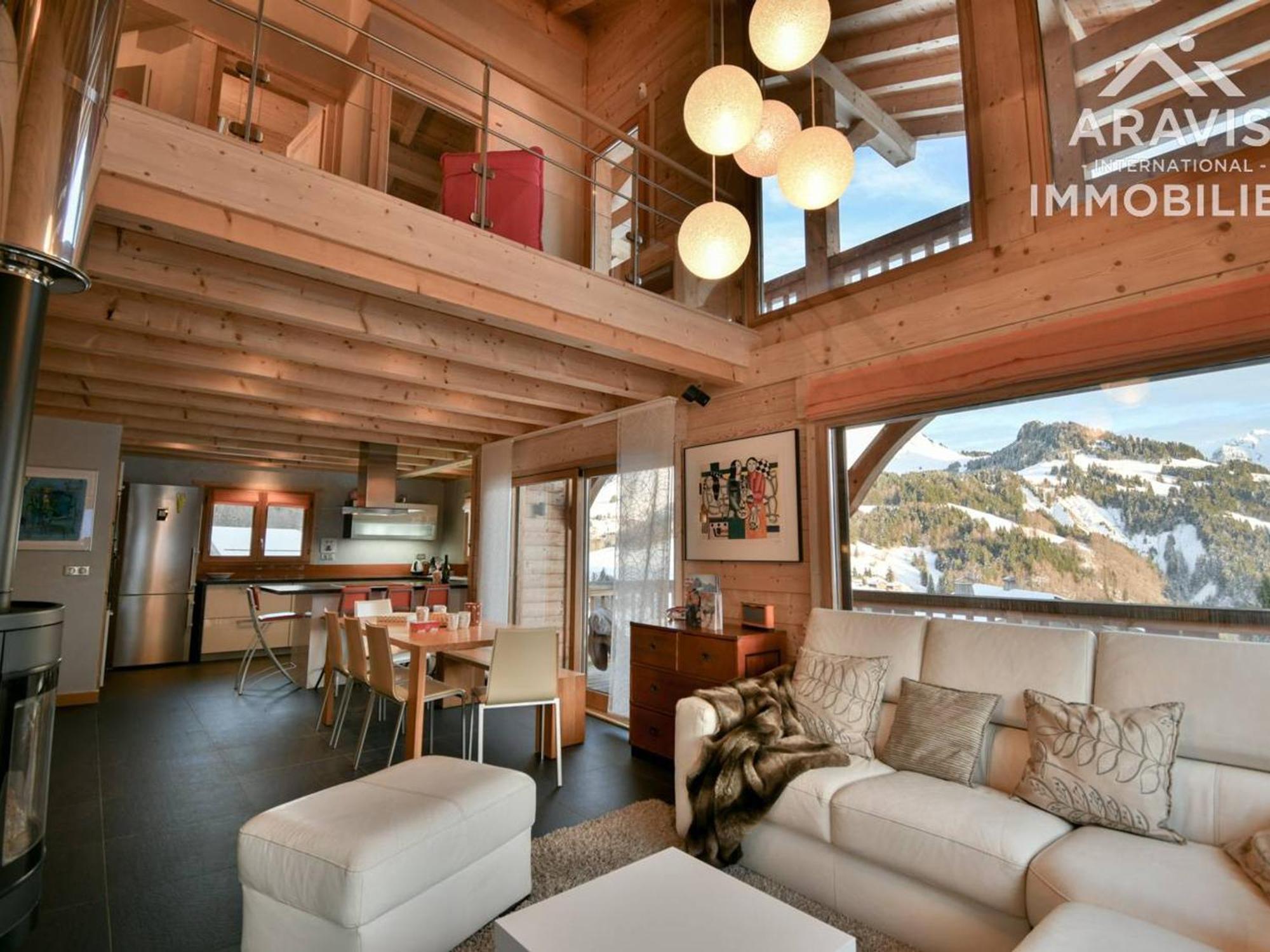 Chalet 5 Chambres Pour 8 Pers. Avec Wi-Fi Et Garage Au Grand-Bornand - Fr-1-391-199 Ле-Гран-Борнан Экстерьер фото