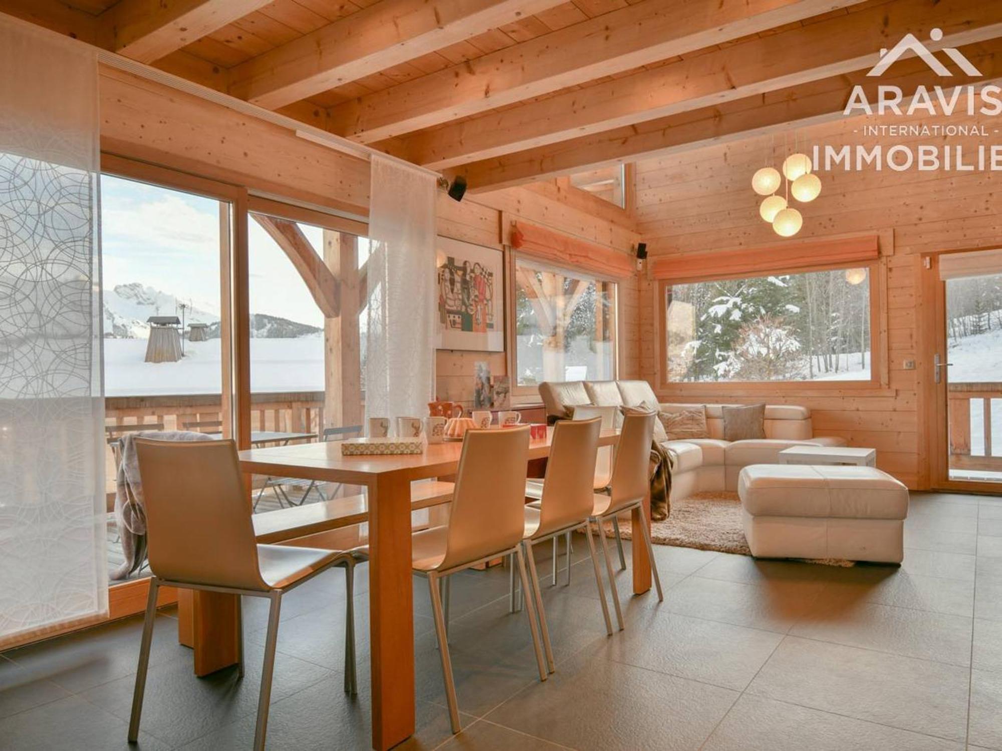 Chalet 5 Chambres Pour 8 Pers. Avec Wi-Fi Et Garage Au Grand-Bornand - Fr-1-391-199 Ле-Гран-Борнан Экстерьер фото