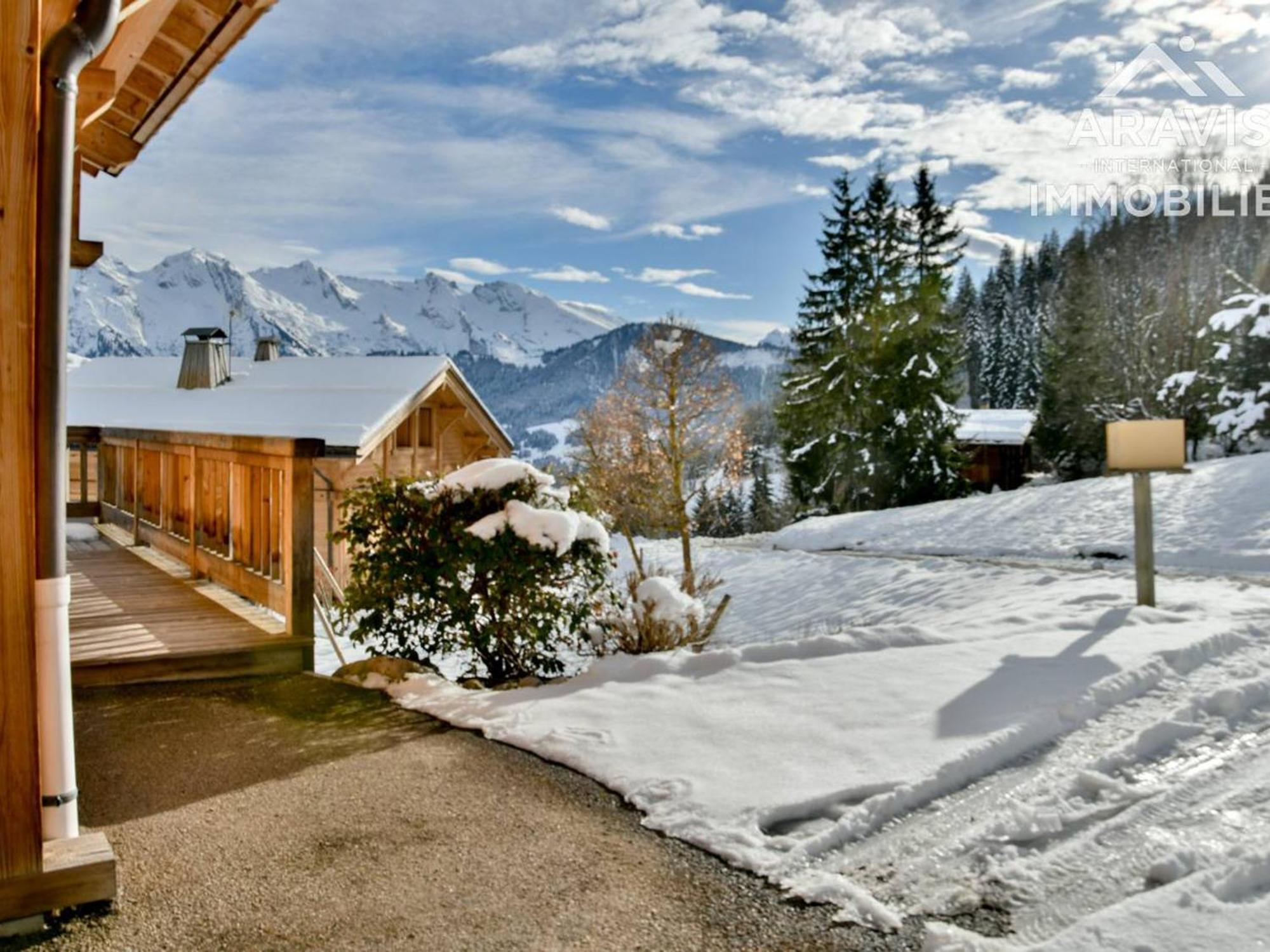 Chalet 5 Chambres Pour 8 Pers. Avec Wi-Fi Et Garage Au Grand-Bornand - Fr-1-391-199 Ле-Гран-Борнан Экстерьер фото